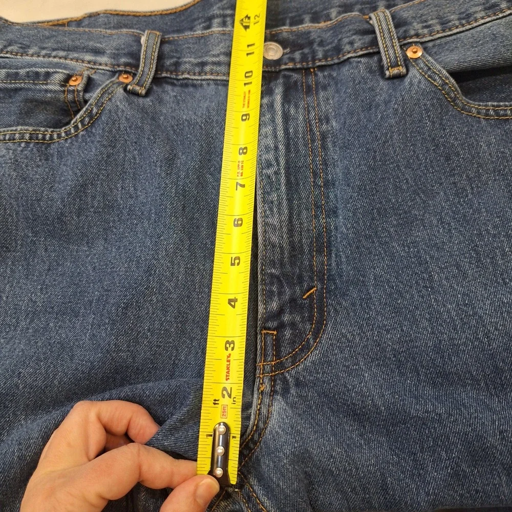 Levi's 550 Relaxed Fit Jeans Mens 38x32 (31) Blue Tapered Leg Denim Pants Casual